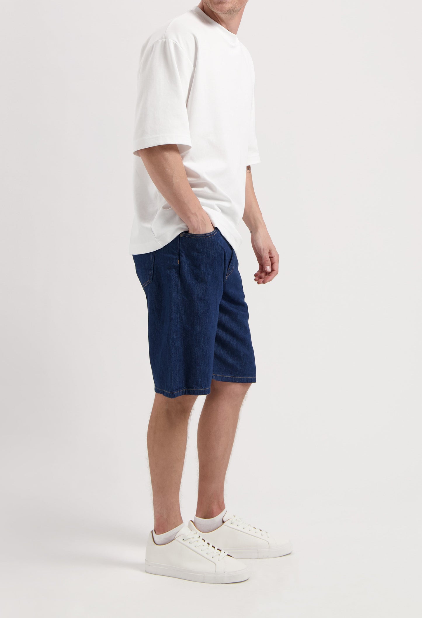 James Denim Short - Stone Indigo