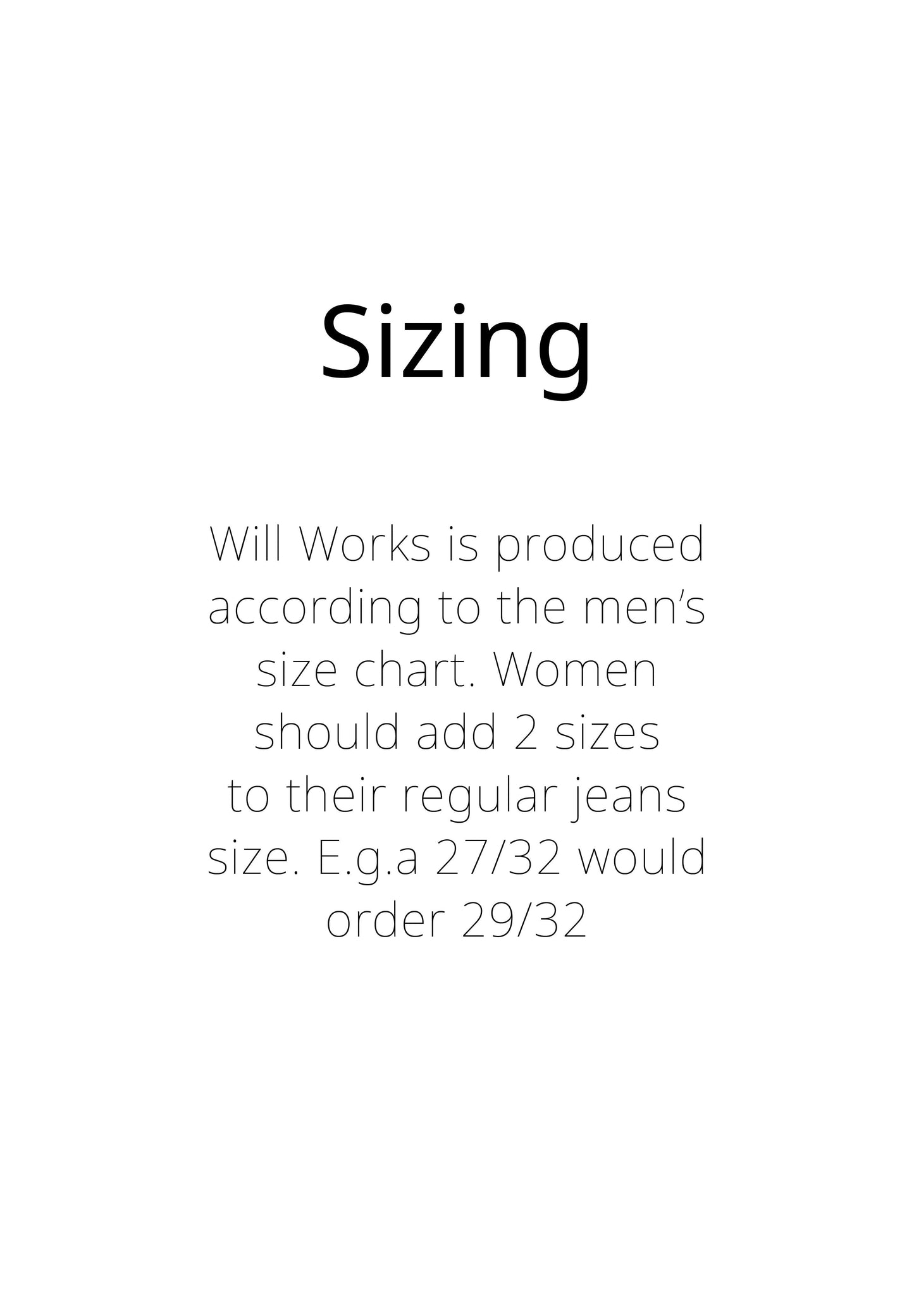 Will Works - Undyed