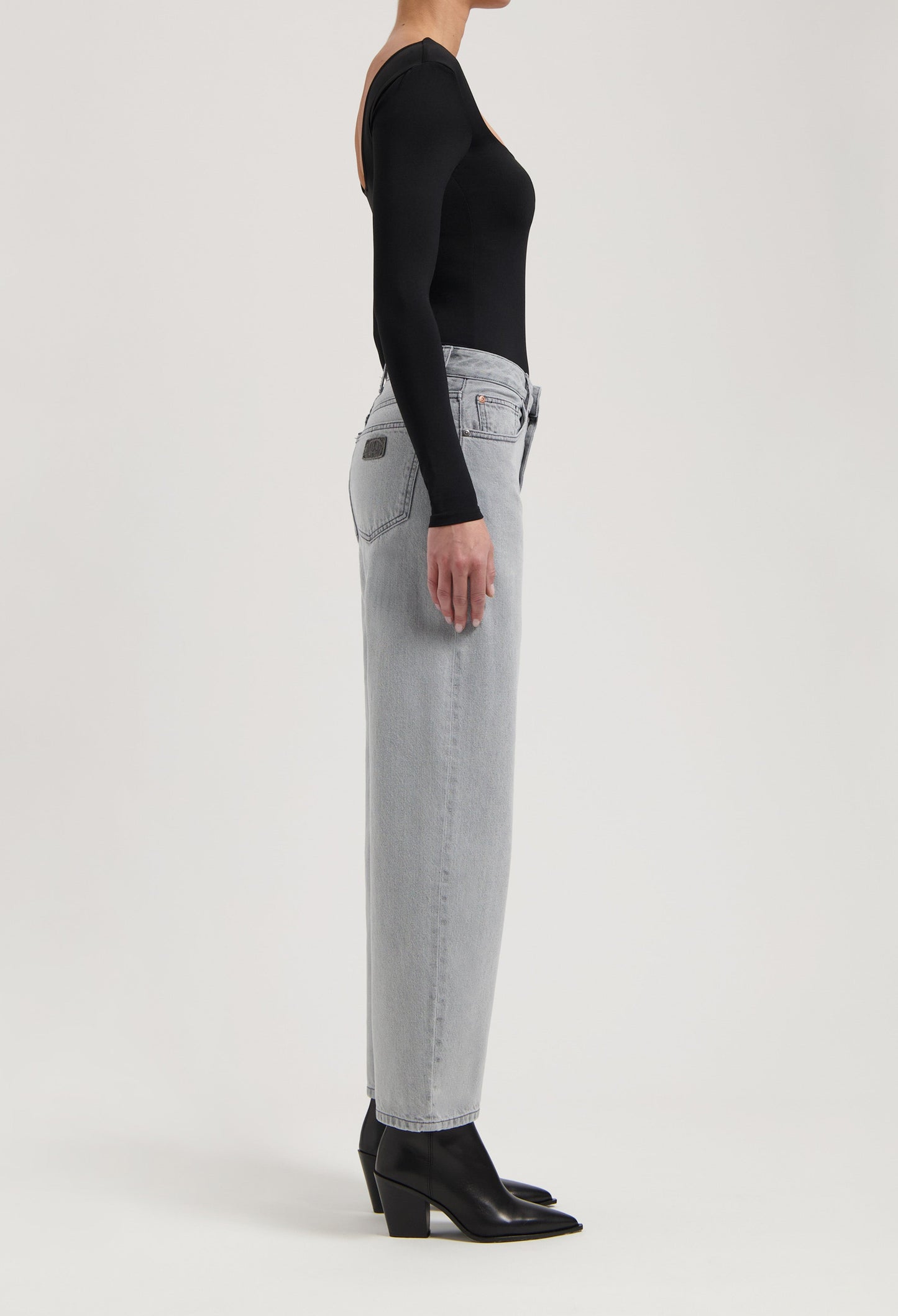 Brooke High Barrel - Light Grey