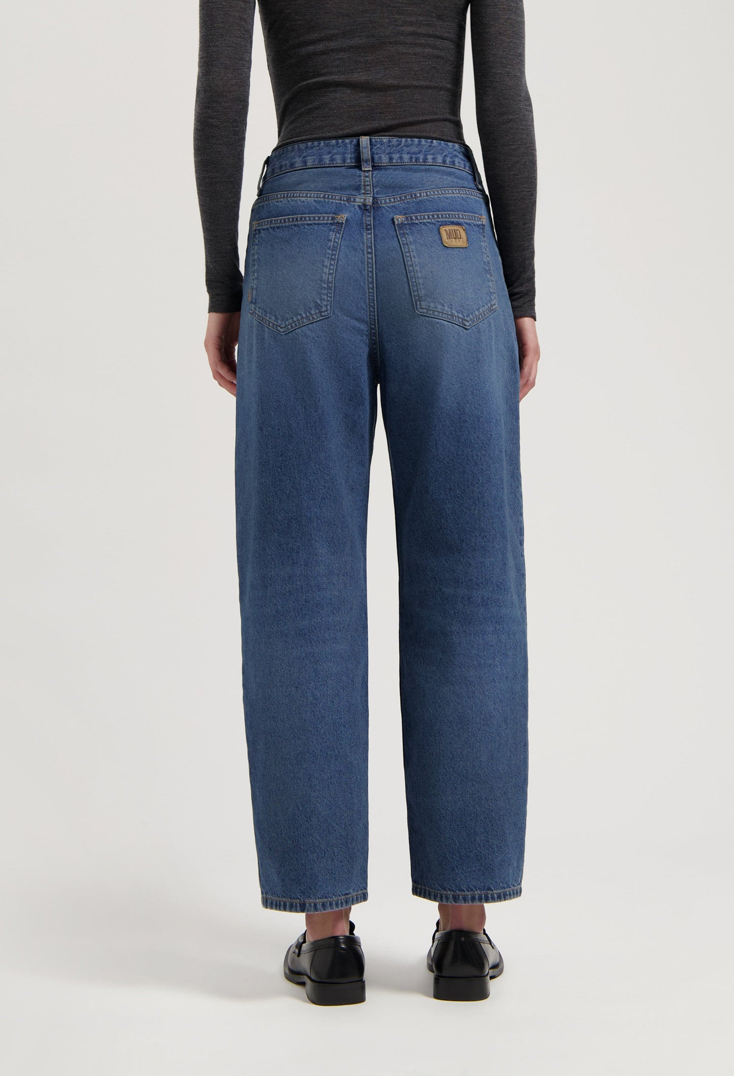 Brooke High Barrel - Rustic Blue