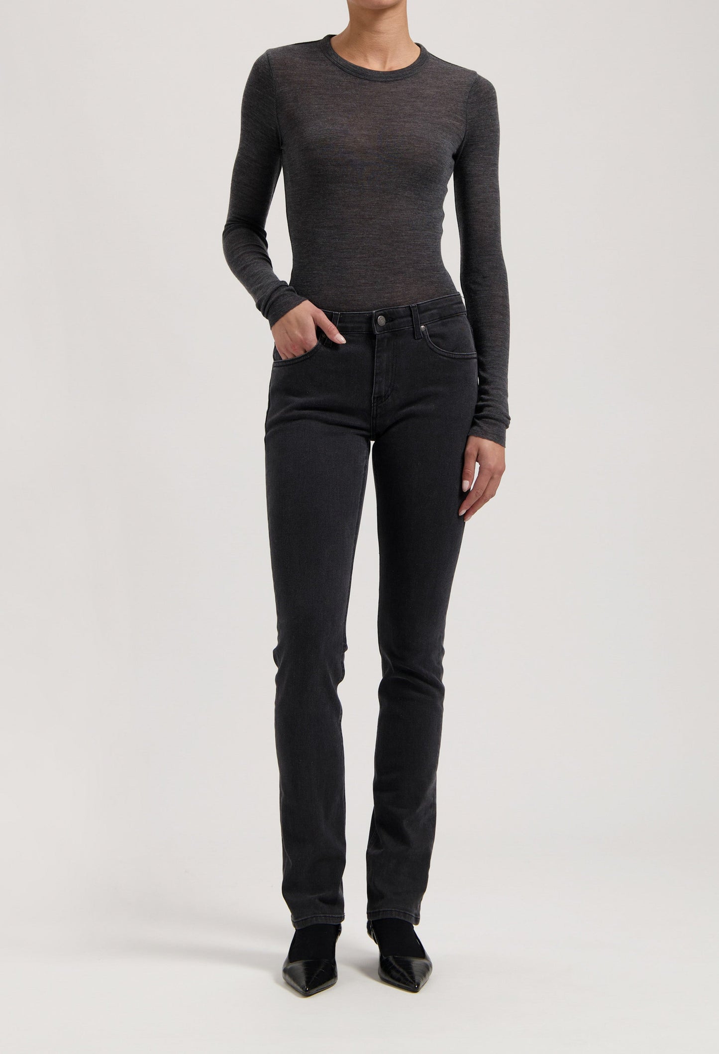 Faye Low Slim - Stone Black