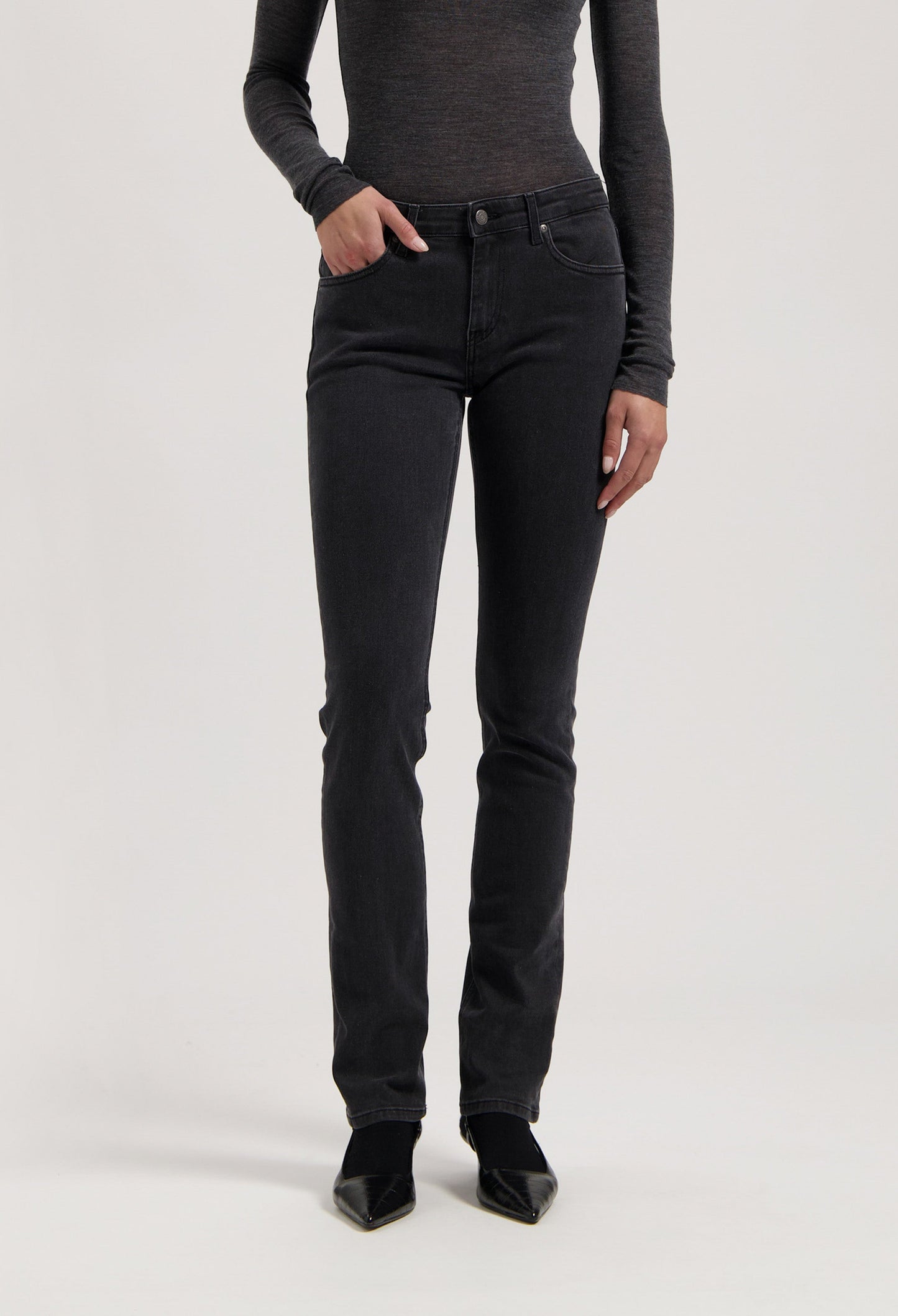 Faye Low Slim - Stone Black
