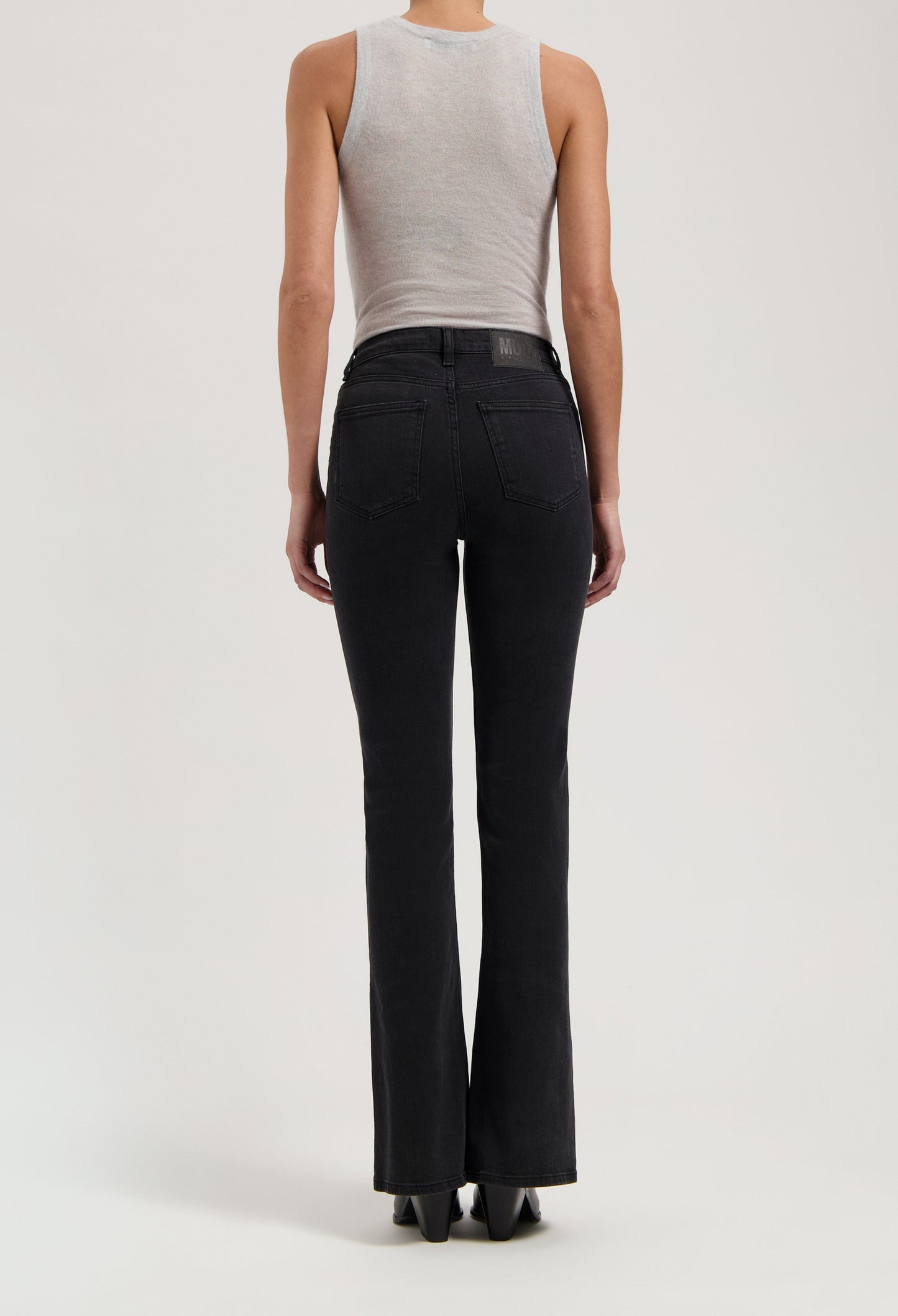 Isy High Flared - Stone Black