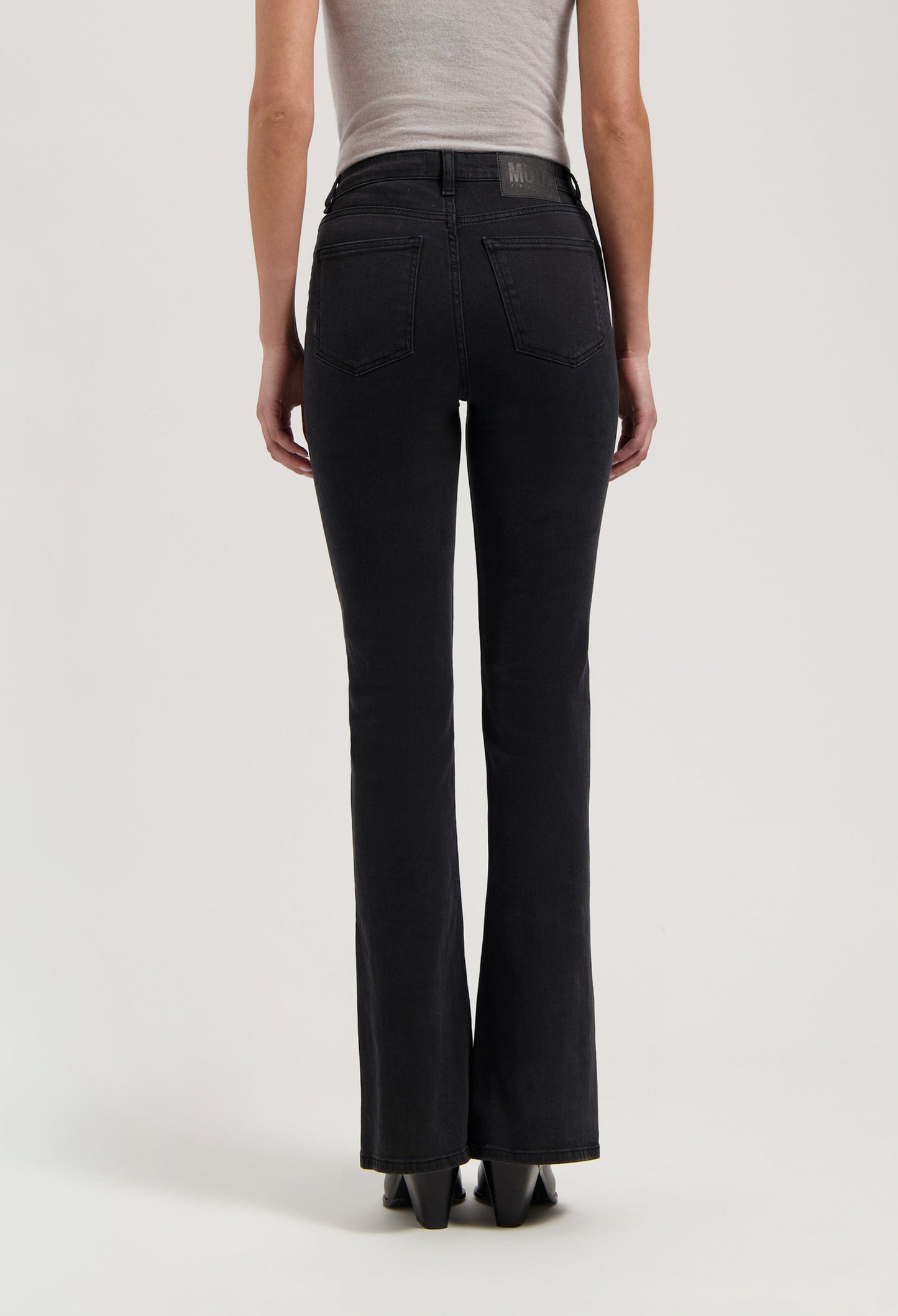 Isy High Flared - Stone Black