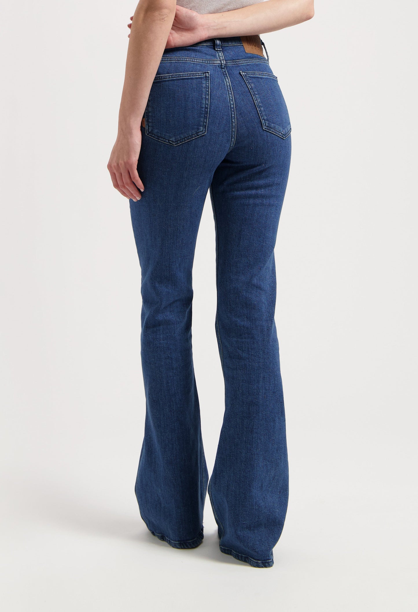 Isy High Flared - Stone Indigo