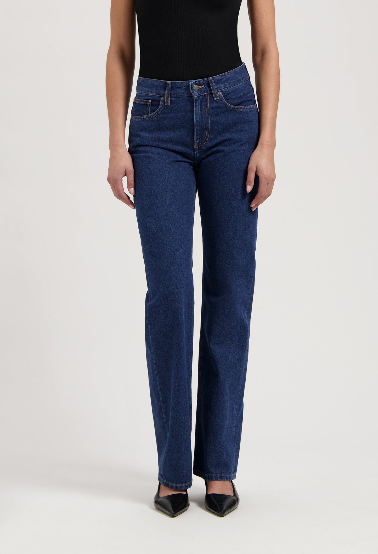 Jamie Mid Loose - Stone Indigo