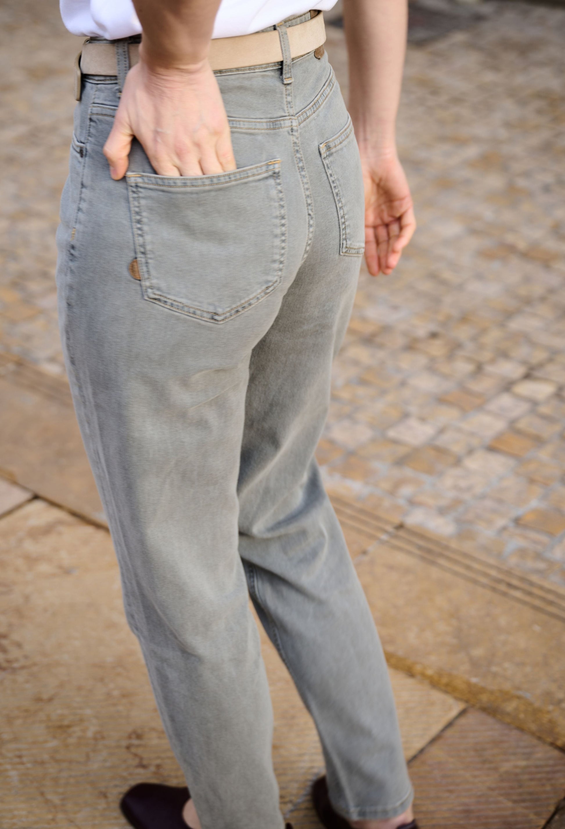 Mams High Tapered - Faded Grey