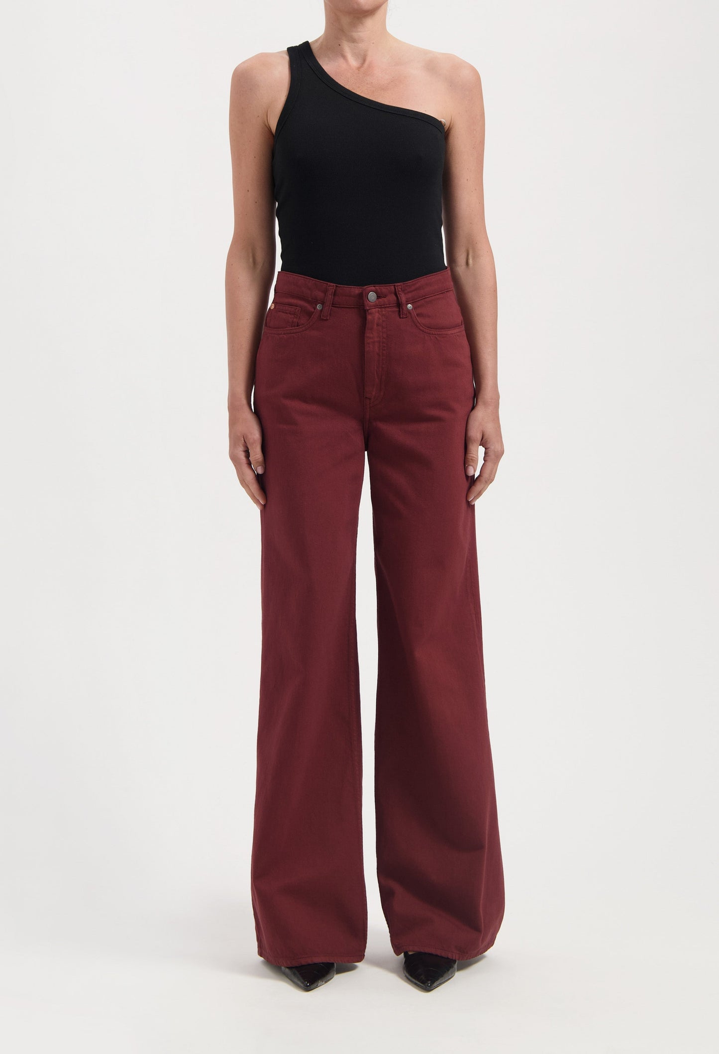 Sara High Loose Flow - Burgundy