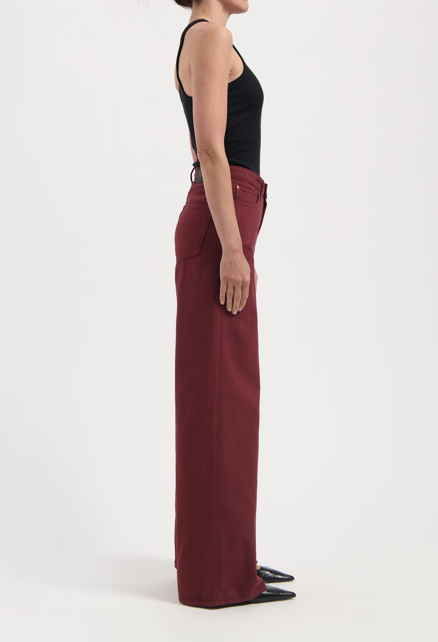 Sara High Loose Flow - Burgundy