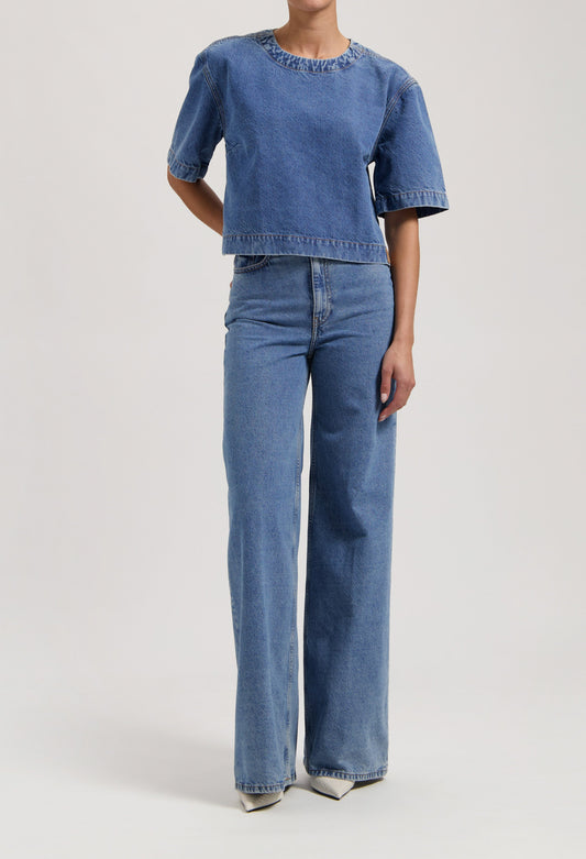 Sara High Loose - Stone Vintage