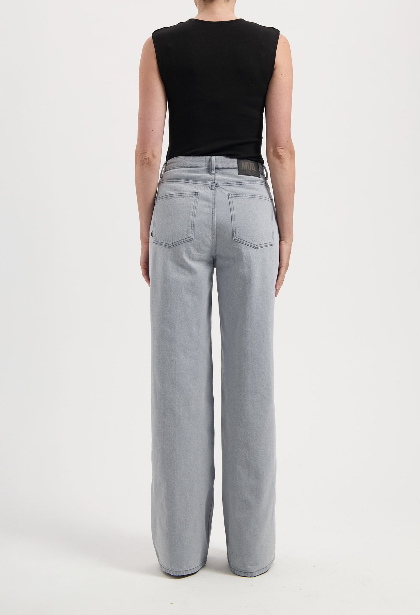Sara High Loose - Light Grey