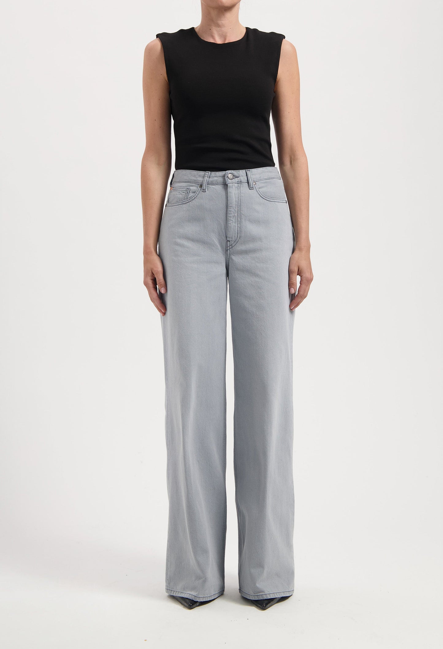 Sara High Loose - Light Grey