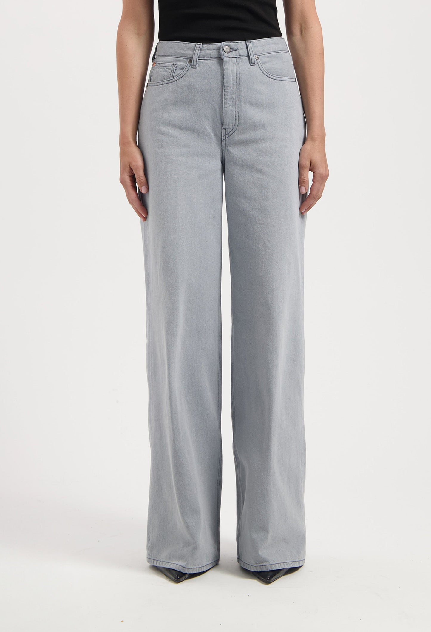Sara High Loose - Light Grey