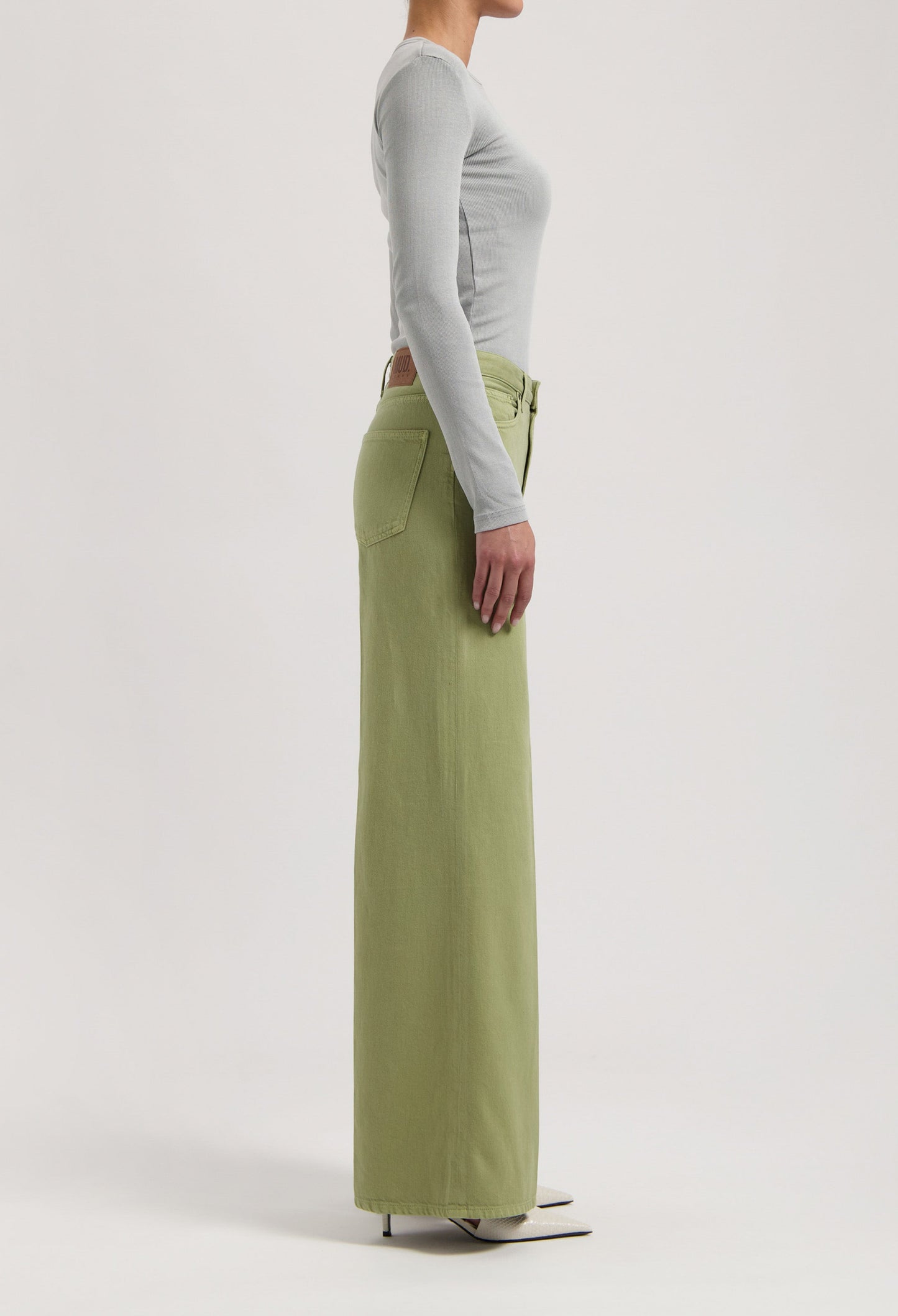 Sara High Loose Flow - Olive