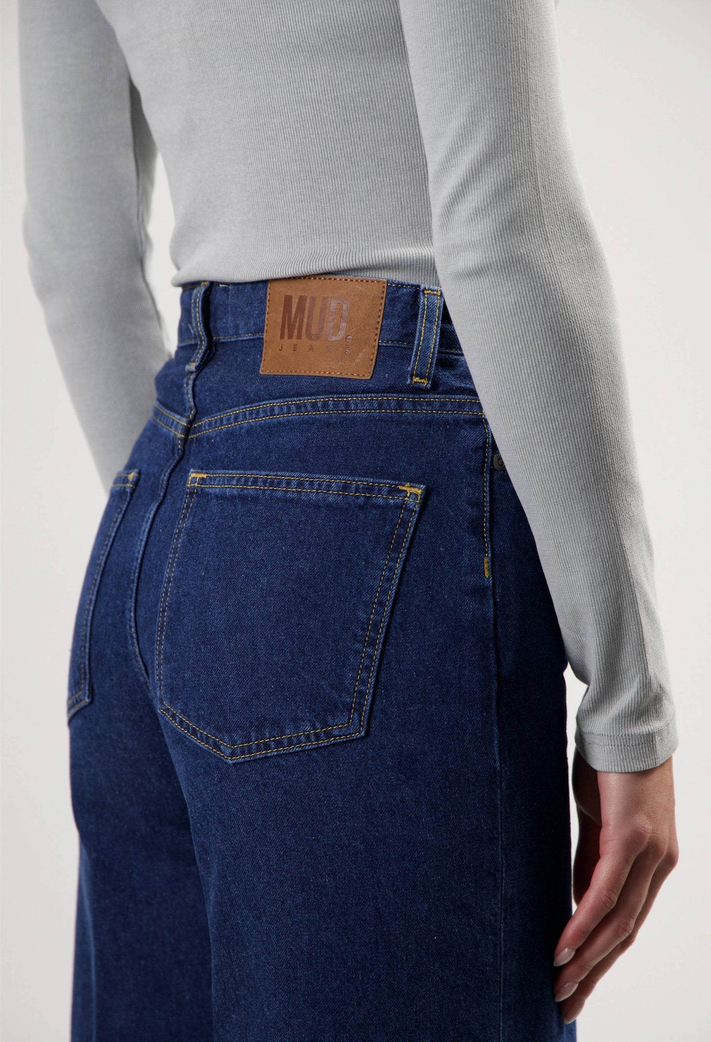 Sara High Loose - Stone Indigo