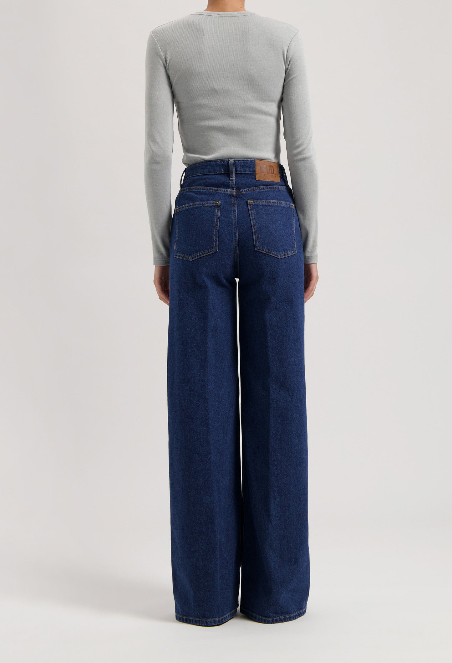 Sara High Loose - Stone Indigo