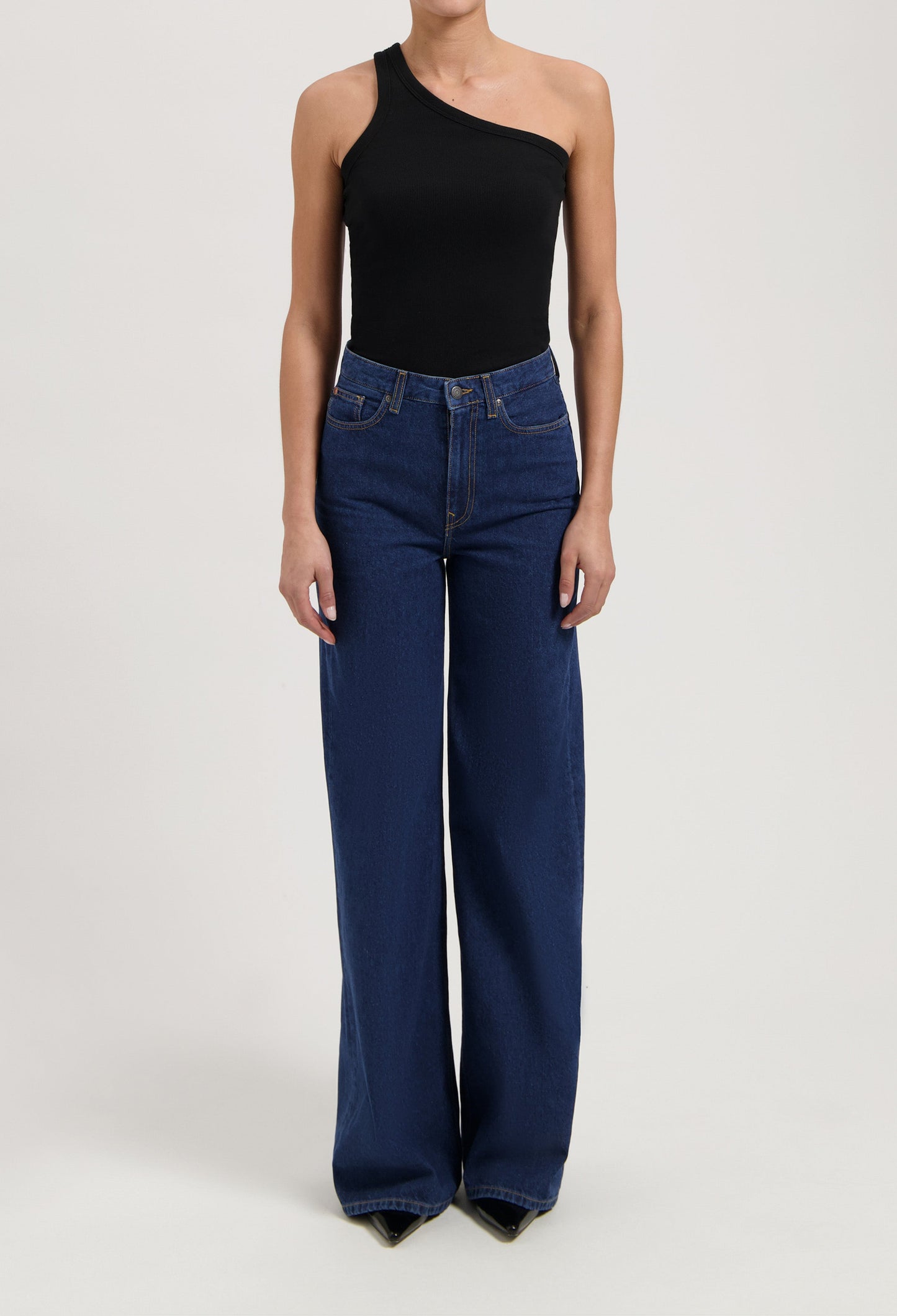 Sara High Loose - Stone Indigo