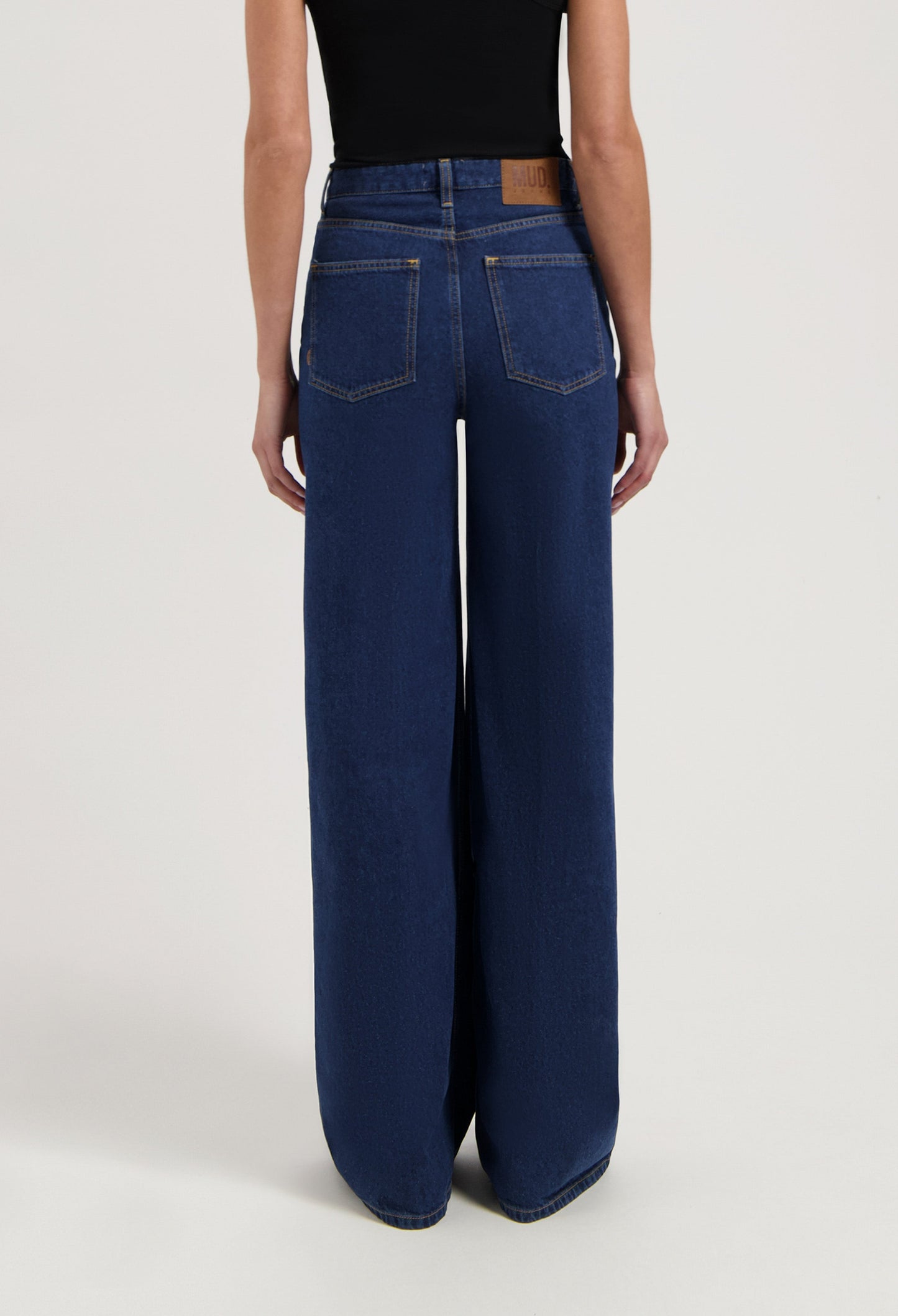 Sara High Loose - Stone Indigo