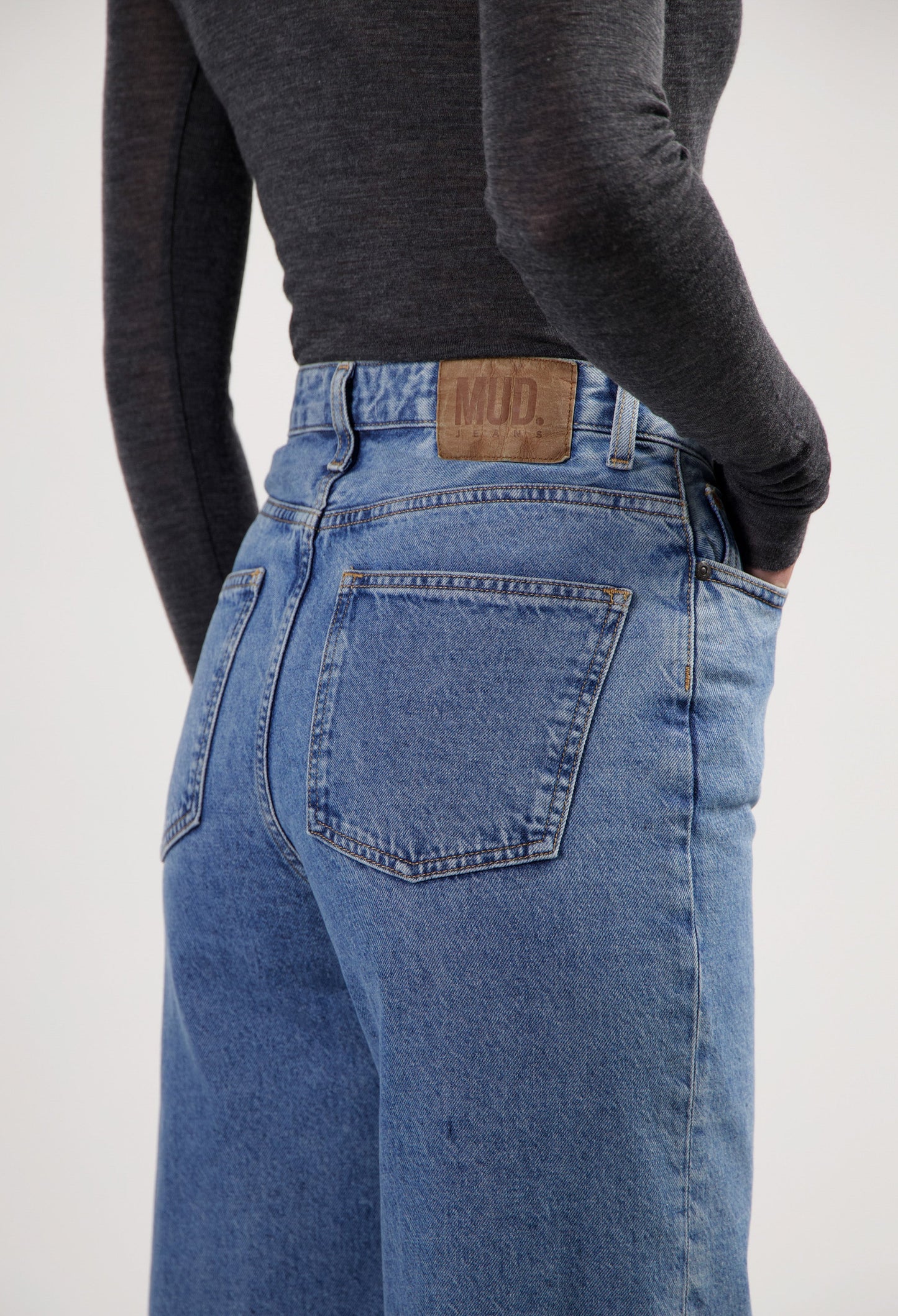 Sara High Loose - Stone Vintage