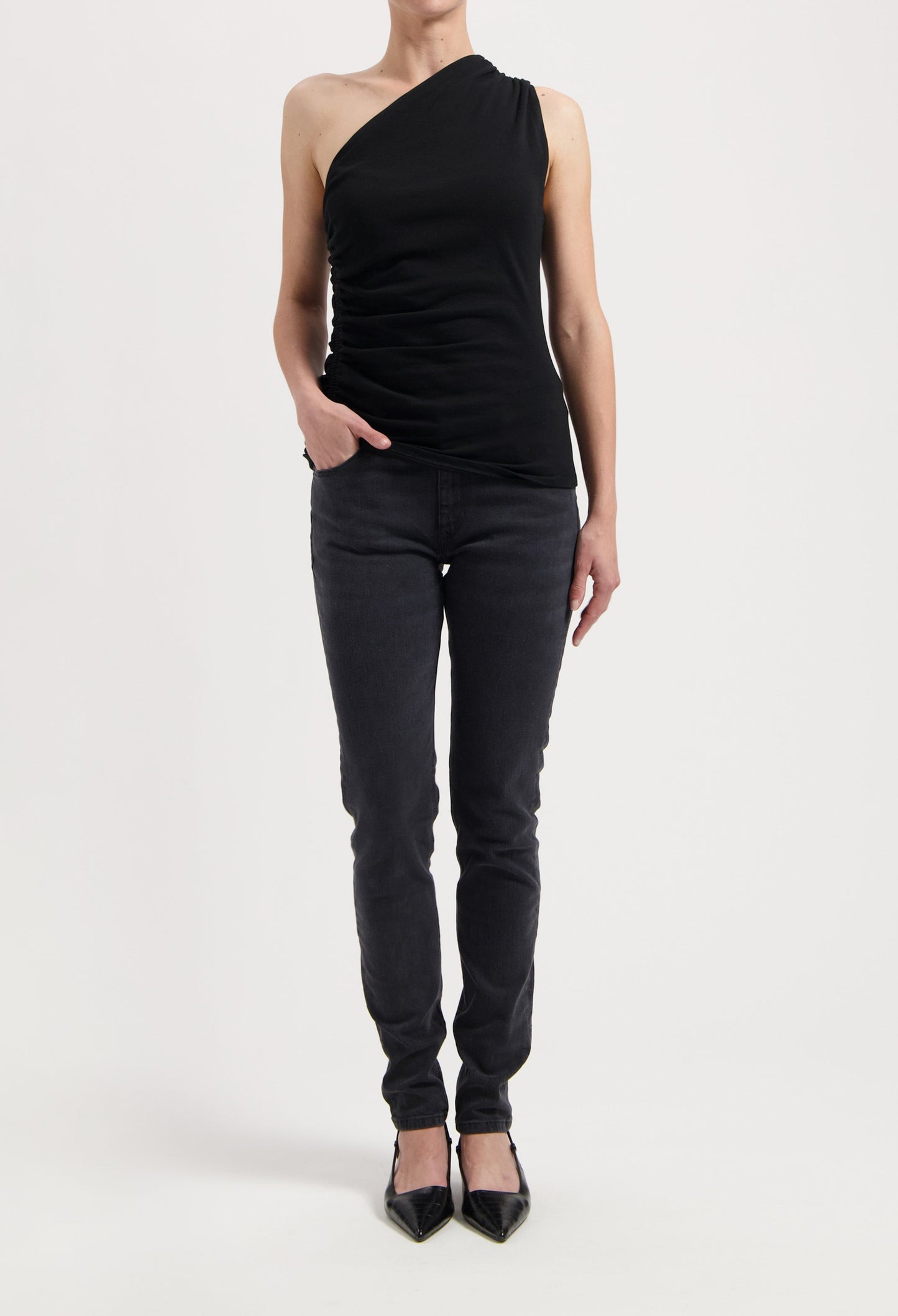 Skyler Mid Skinny - Authentic Black