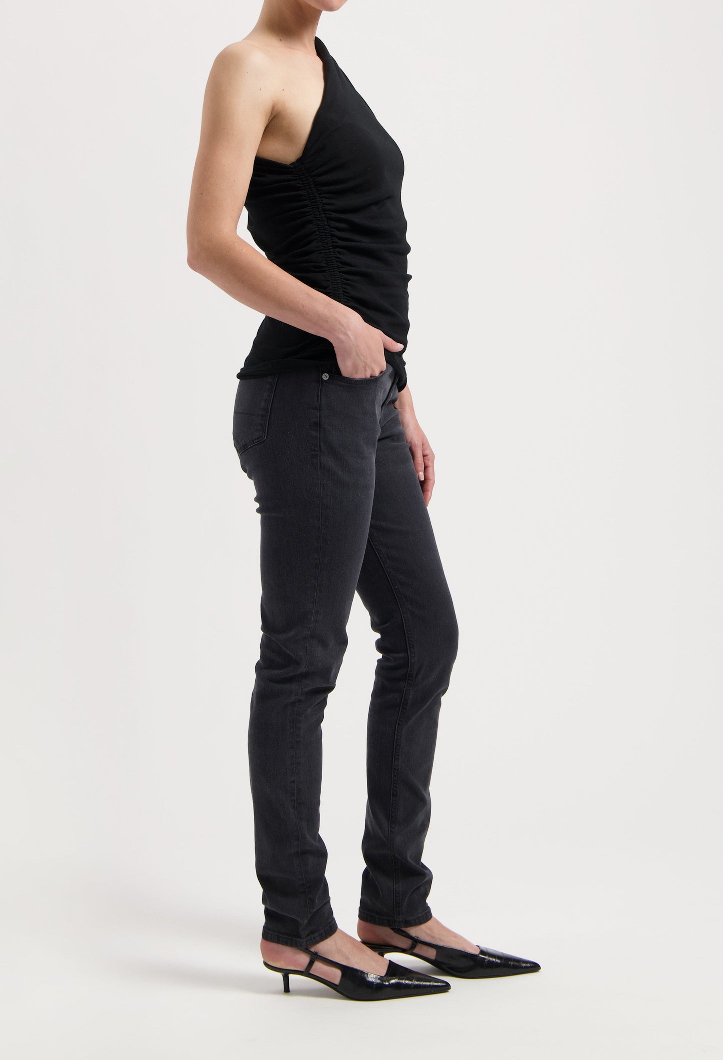 Skyler Mid Skinny - Authentic Black