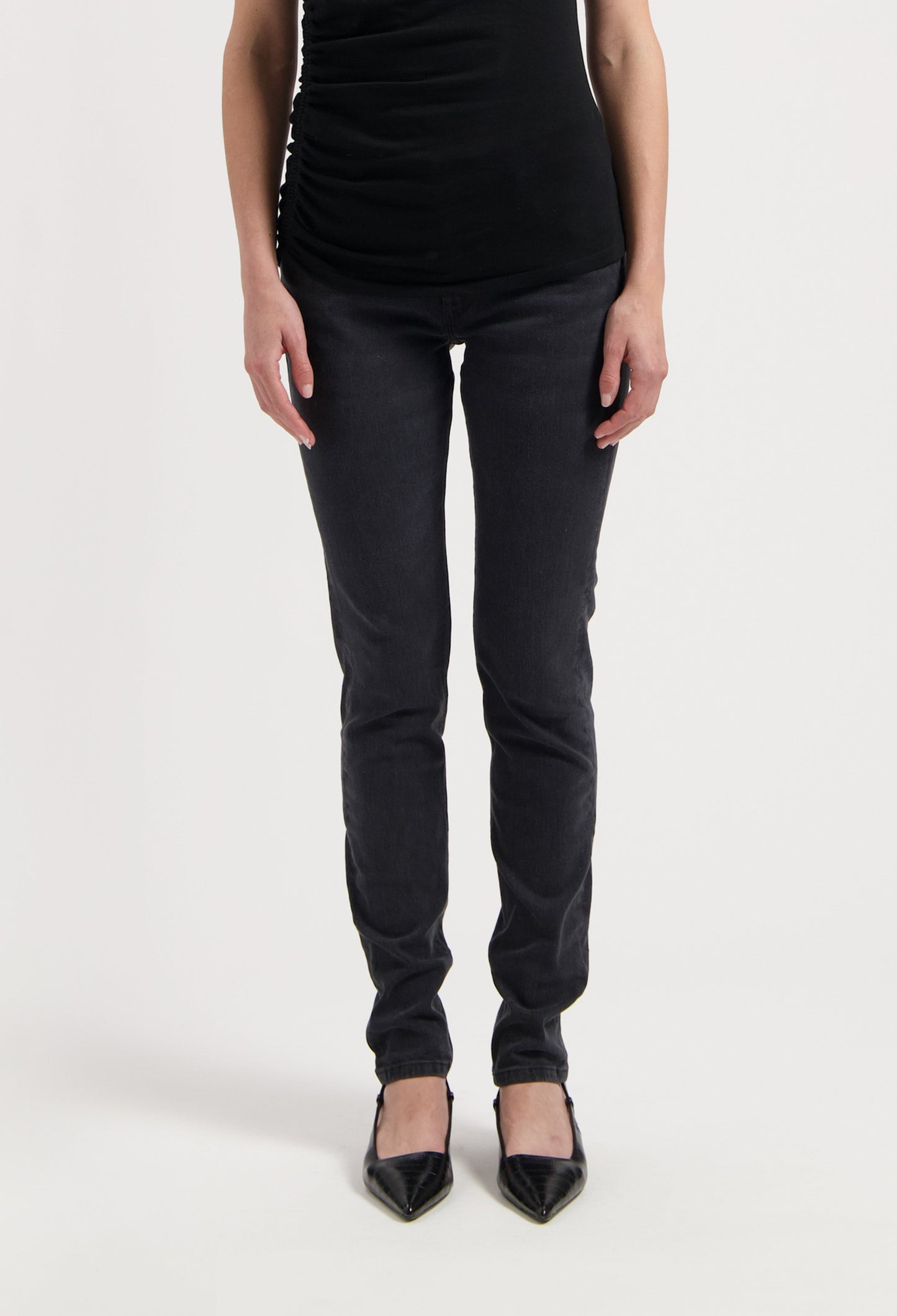 Skyler Mid Skinny - Authentic Black
