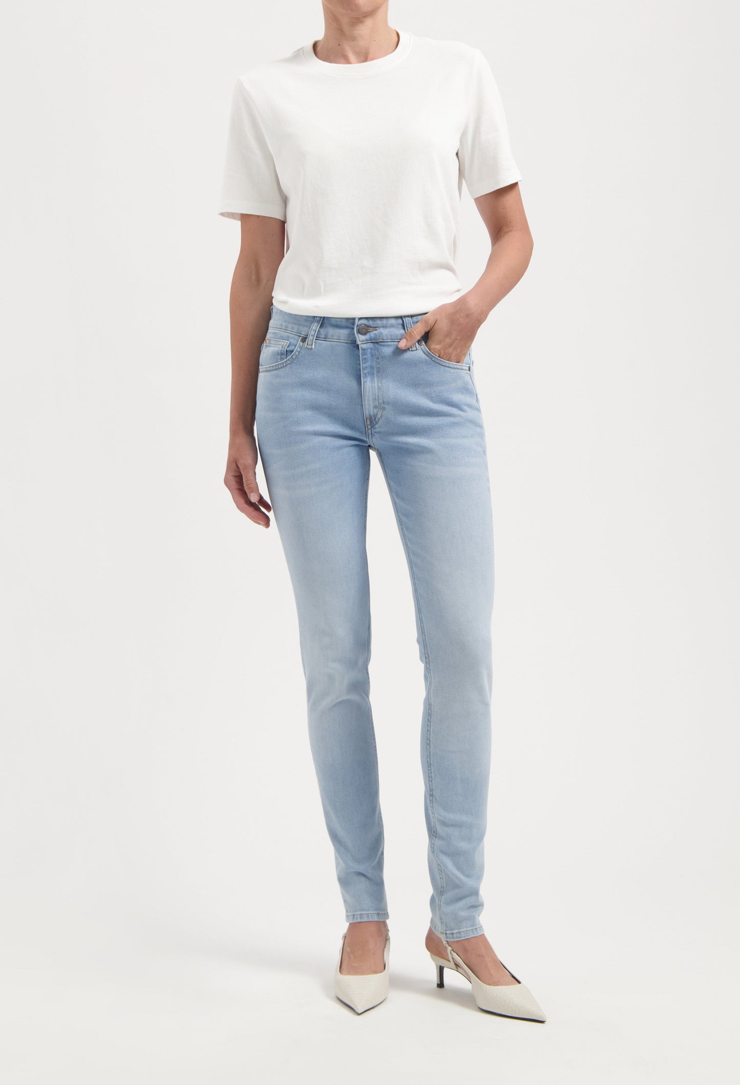 Skyler Mid Skinny - Light Aged