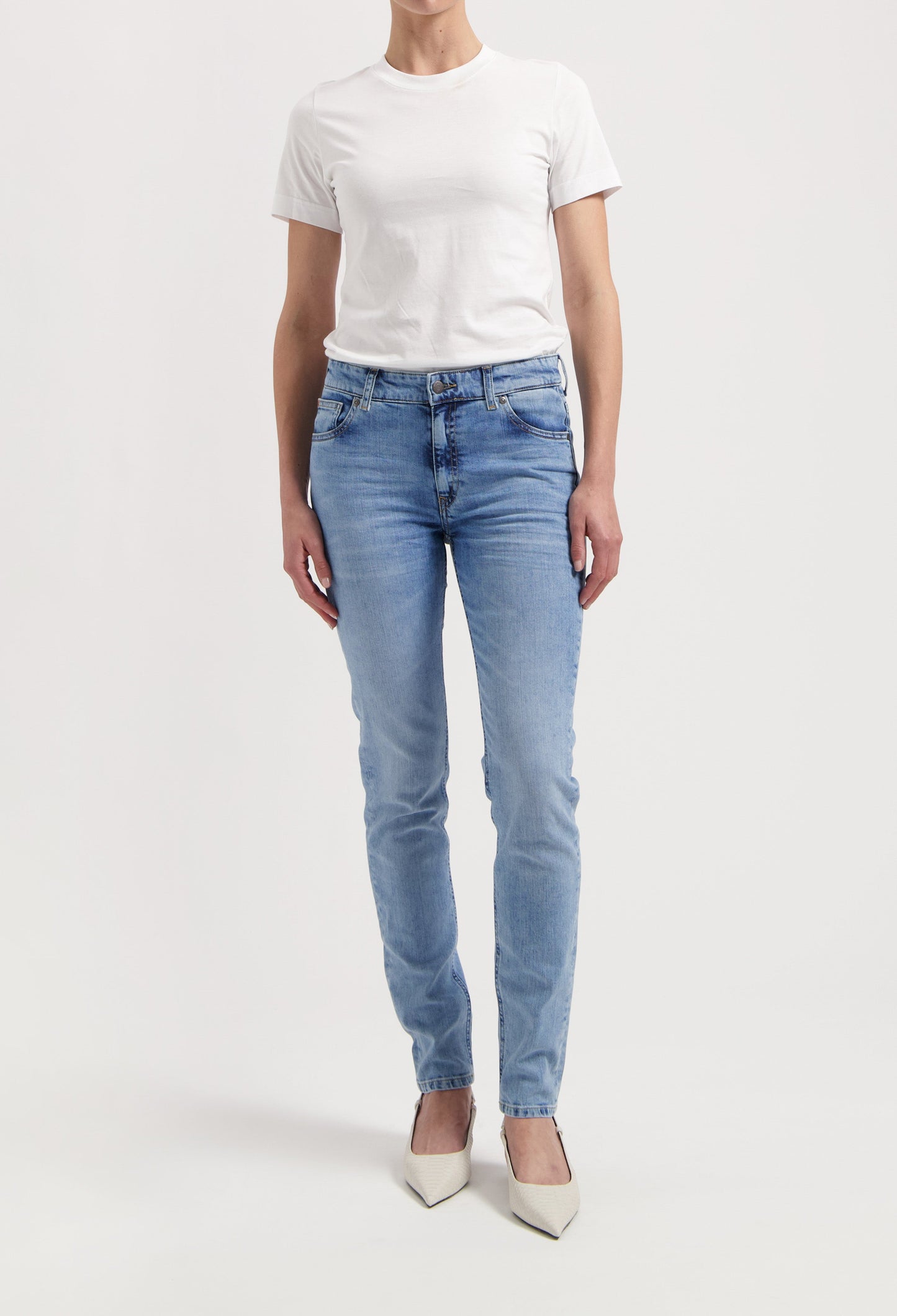 Skyler Mid Skinny - Original Stone