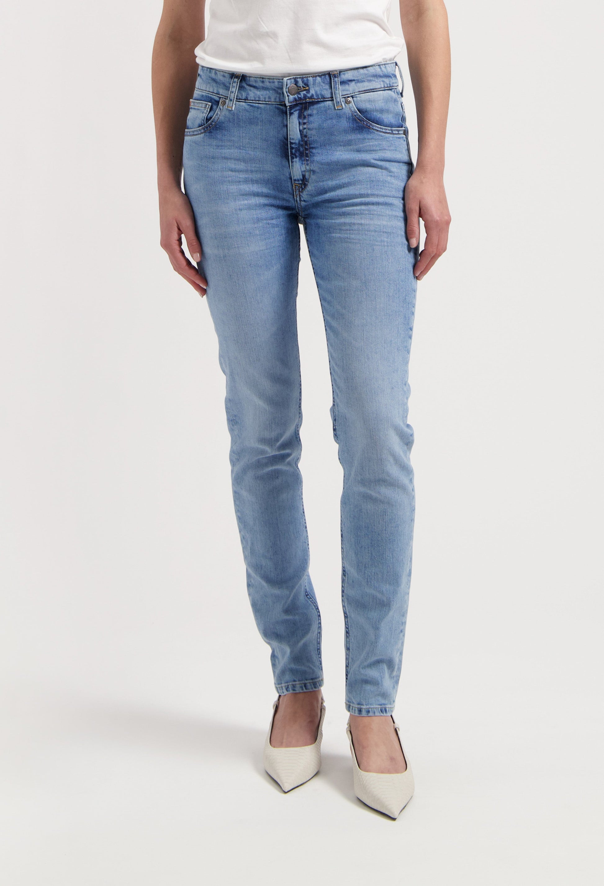 Skyler Mid Skinny - Original Stone