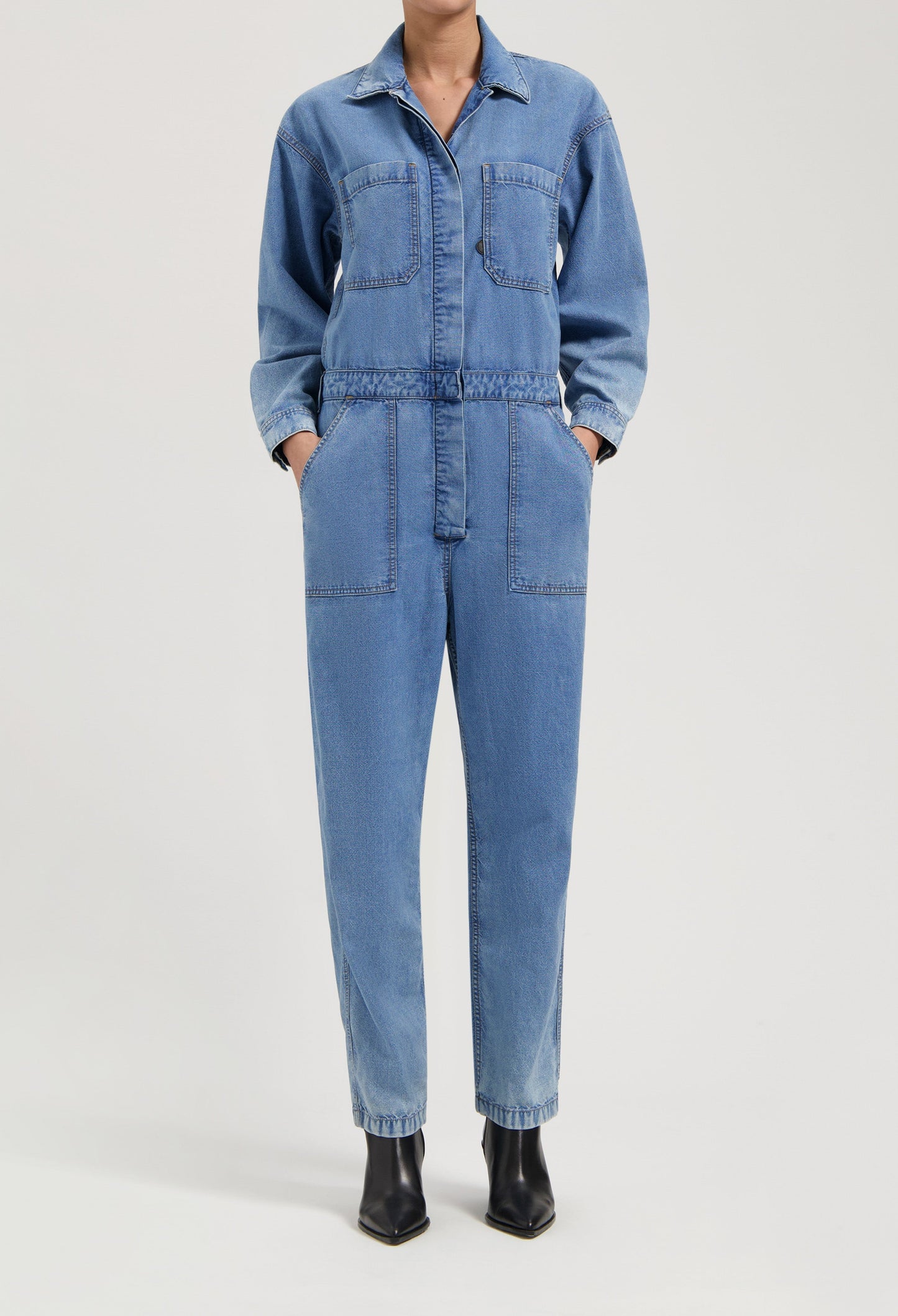 Uma Jumpsuit - Mid Blue