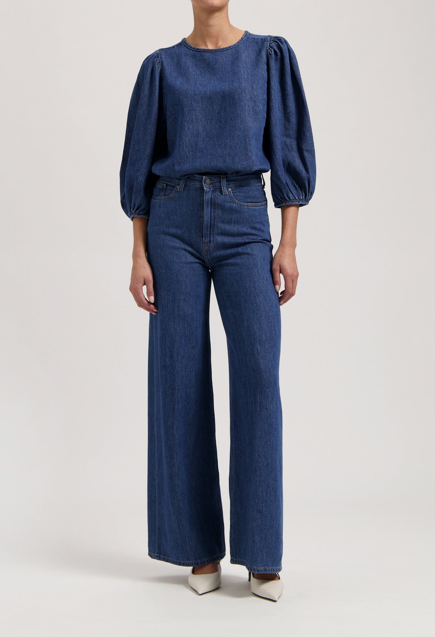 Gloria Shirt - Stone Indigo