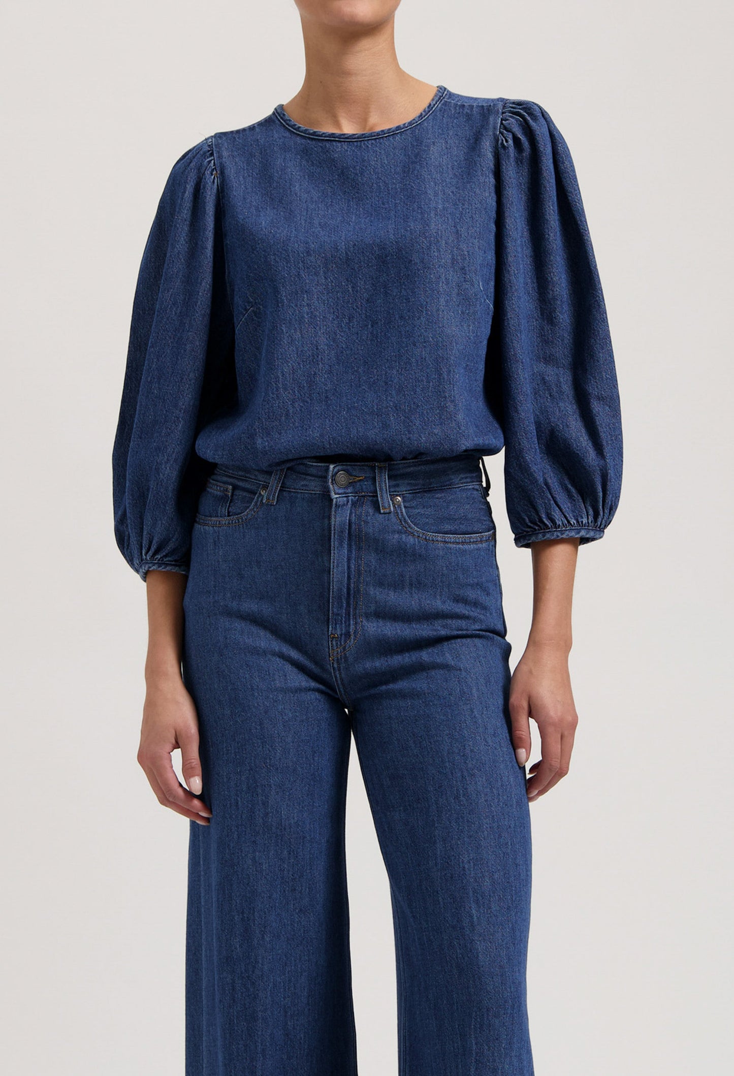Gloria Shirt - Stone Indigo