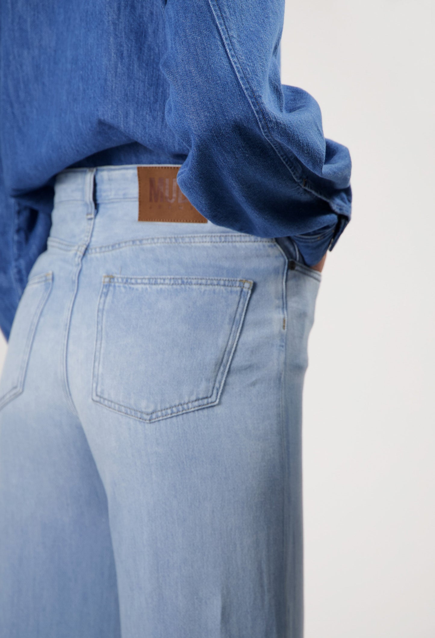 Reese Denim Shirt - Medium Stone