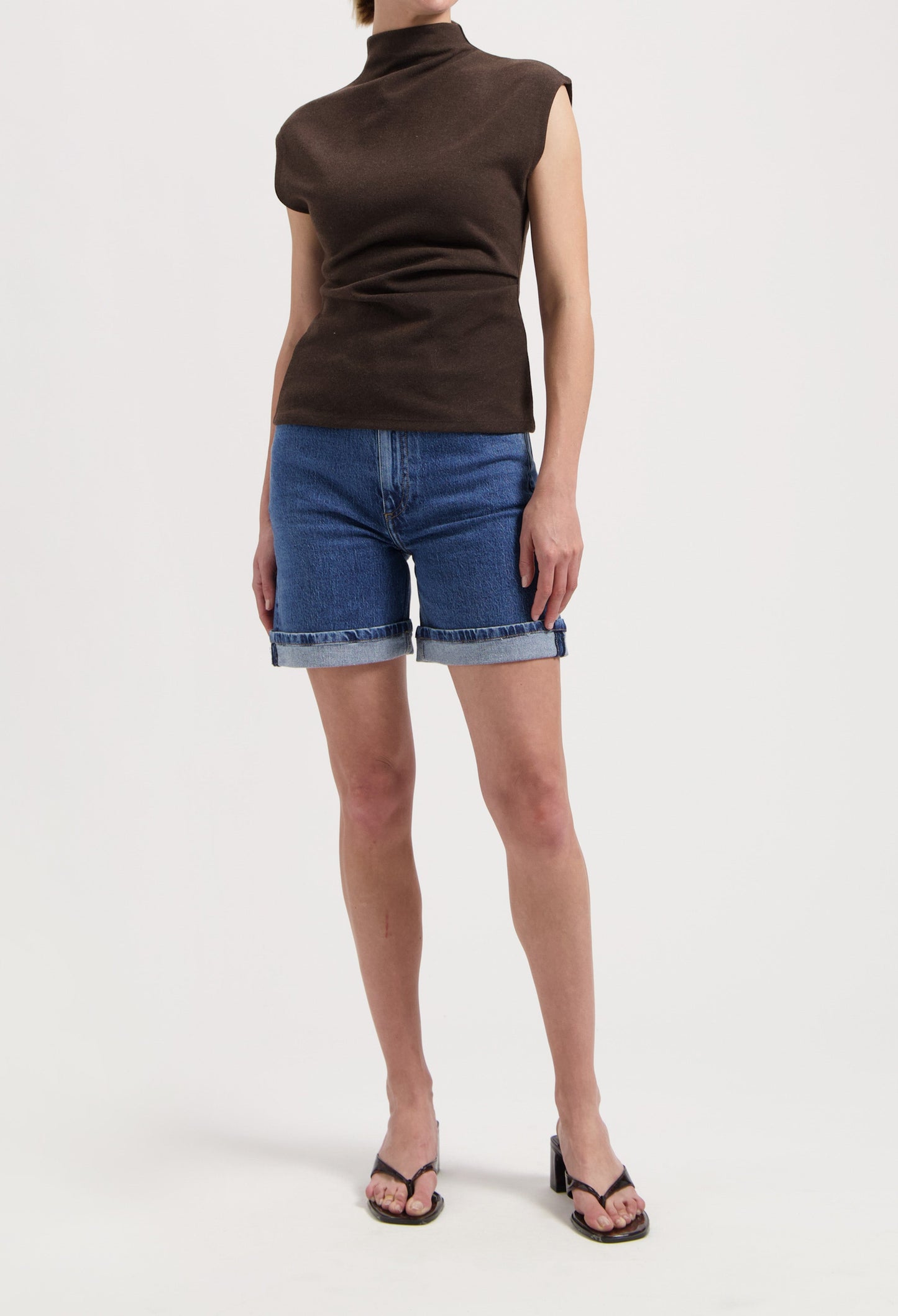 Luna Mid Short - Stone Vintage