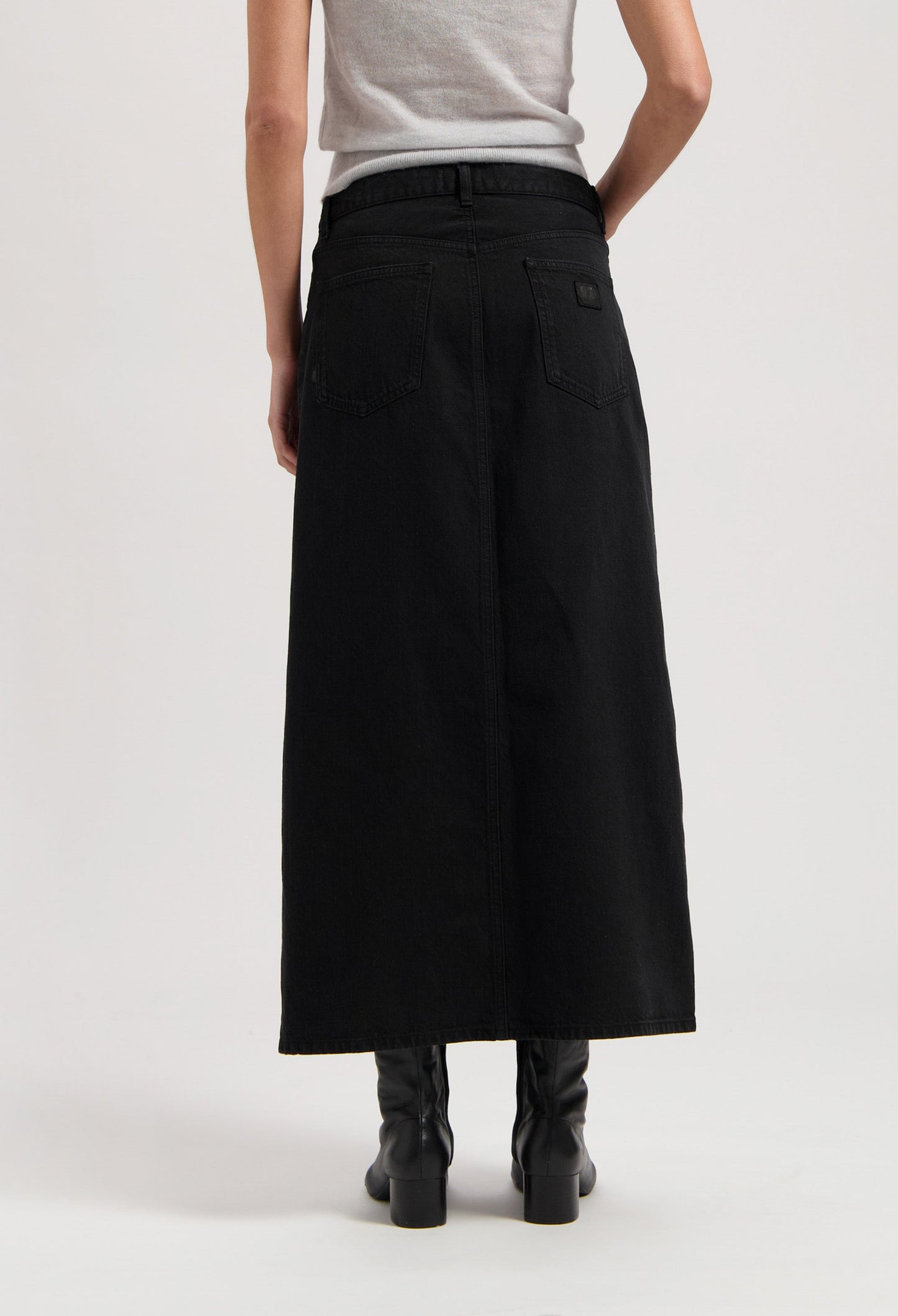 Lena Long Skirt - Nero Nero